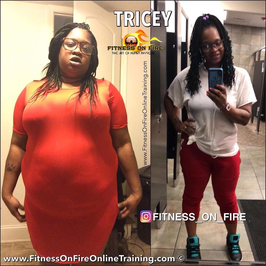 Two documented chapters from Tricey’s Fitness On Fire story